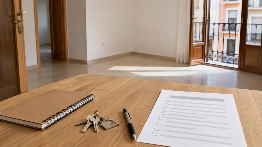 checklist de arreglos después de vaciar vivienda