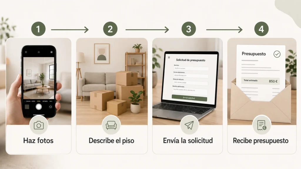 cómo pedir presupuesto vaciado de piso online en cuatro pasos