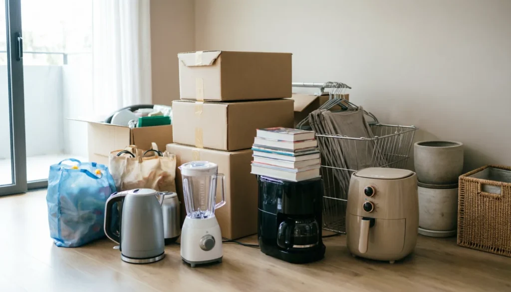 donar reutilizar reciclar muebles vaciado de piso